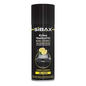 Sibax Klima Temizleyici Sprey Limon 200ml