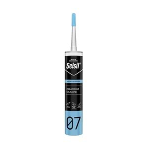 Selsil Akvaryum Silikonu Şeffaf 280ml