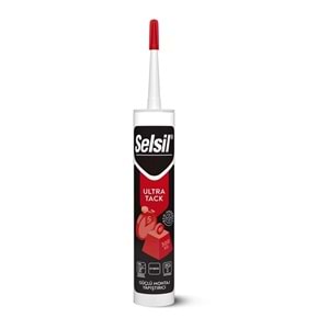 Selsil Ultra High Tack Hibrit Korniş/Kornej Yapıştırıcı Beyaz 290 ml
