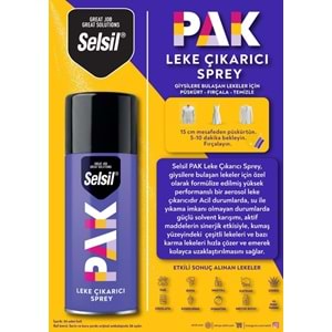 Selsil Pak Kumaş Leke Çıkarıcı Sprey 150ml