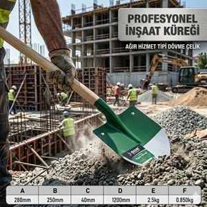 SGS İnşaat Küreği-Kürek 4No