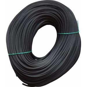 Sineklik Fitili 5mm Siyah 100mt