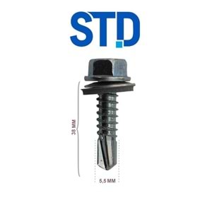 STD Trapez Çatı Vidası 5.5x38