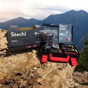 Stechend Akülü Şarjlı Torklu Vidalama 60nm Kömürsüz SX32-2x4.0 Ah