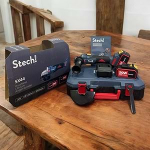 Stechend Akülü Şarjlı Avuç Taşlama 125mm SX44-2x4.0 Ah