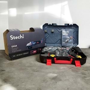 Stechend Akülü Şarjlı Avuç Taşlama 125mm SX44-2x4.0 Ah