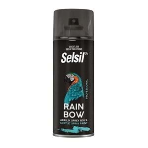 Selsil Sprey Boya Mat Siyah 400ml RAL9005