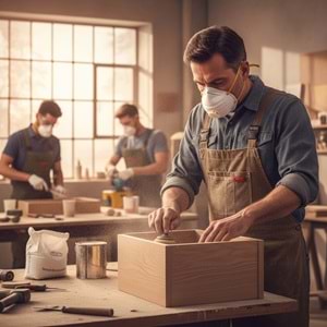 Toz Maskesi Konik Ventilli FFP1