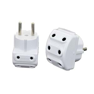 Topraklı Erkek Fiş 5li T Tipi Çoklu Grup Priz