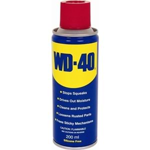 WD40 Pas Sökücü ve Yağlayıcı Sprey 200ml