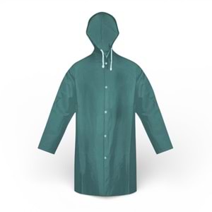 Pvc Lüks Yağmurluk Pardesü Tipi Yeşil