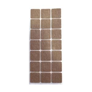 Zemin Koruyucu Yapışkanlı Keçe 30x30mm Kare