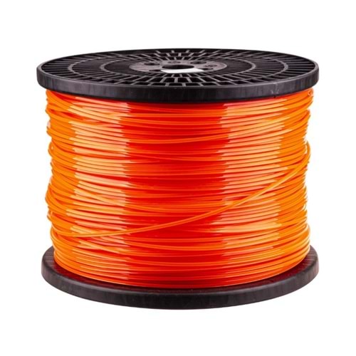 Veta Tırpan Misinası 4 Köşe Kare Turuncu 4.0mm x 566mt