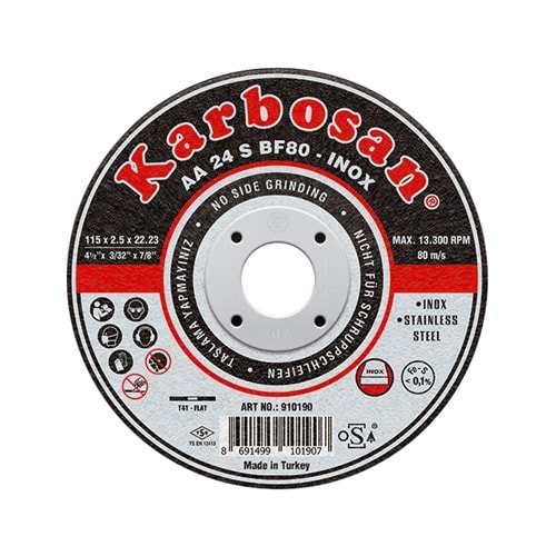 Karbosan İnox Kesici Thin Line 230x1.9x22.23