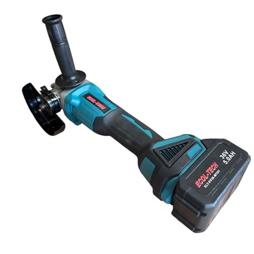 Ecol-Tech Akülü Şarjlı Avuç Taşlama Makinesi 115mm 21V