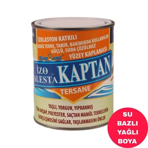 İzo Alesta Kaptan İzolasyon Katkılı Güçlü Suda Çözülmez Deniz Tekne Yüzey Kaplaması 2.5 Kg