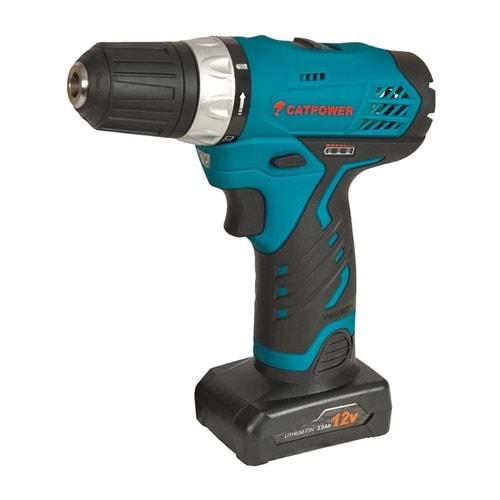 Catpower 5110 Akülü Şarjlı Vidalama Matkap 12V 3.0Ah