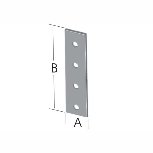 Düz Bağlantı Sac Gönye 20x50mm