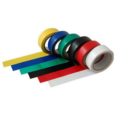 Elektrikçi Bandı İzole Bant 19mm x 10Yrd Sarı