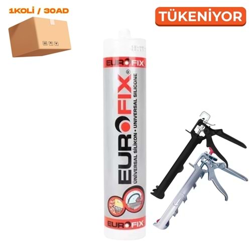 Eurofix Silikon Tabancası Hediyeli Seti TÜKENİYOR!