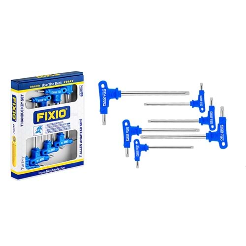 Fixio T Tipi Torx Anahtar Takımı Seti 6 Parça