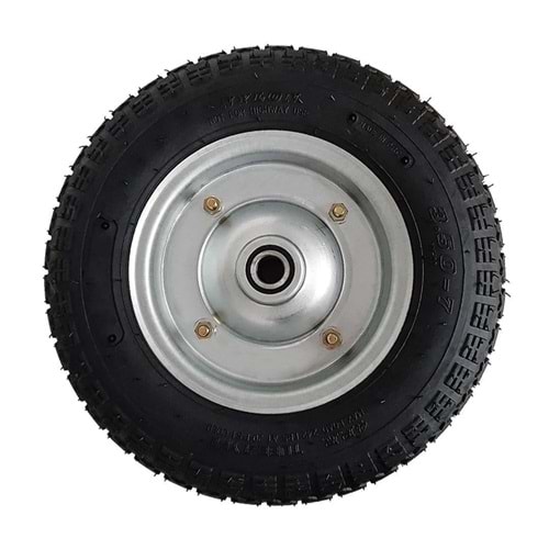 Havalı Şişme El Araba Tekeri Rulmanlı Metal Jant 350mm