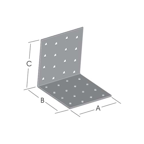 Masa Gönye Sac Köşebent 80x100x100 mm