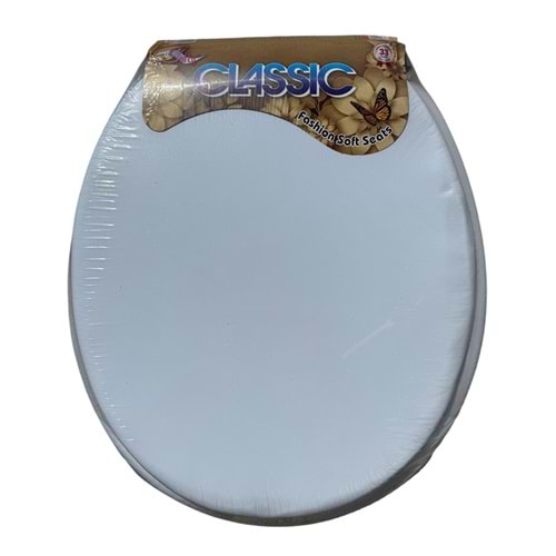 Sim Classic Süngerli Klozet Kapağı Plastik