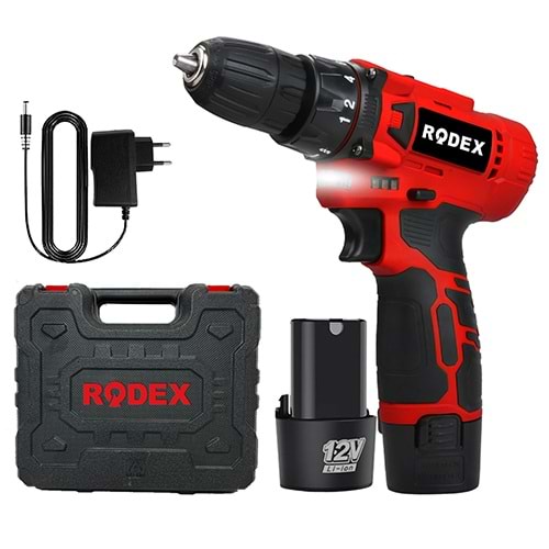 Rodex RDX3322 Akülü Şarjlı Vidalama Matkap 28NM 12V 1,5Ah