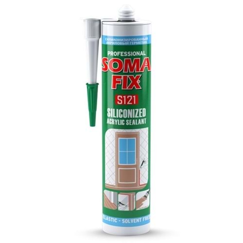 Somafix Silikonize Mastik Gri 500gr