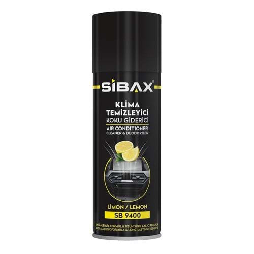 Sibax Klima Temizleyici Sprey Limon 200ml