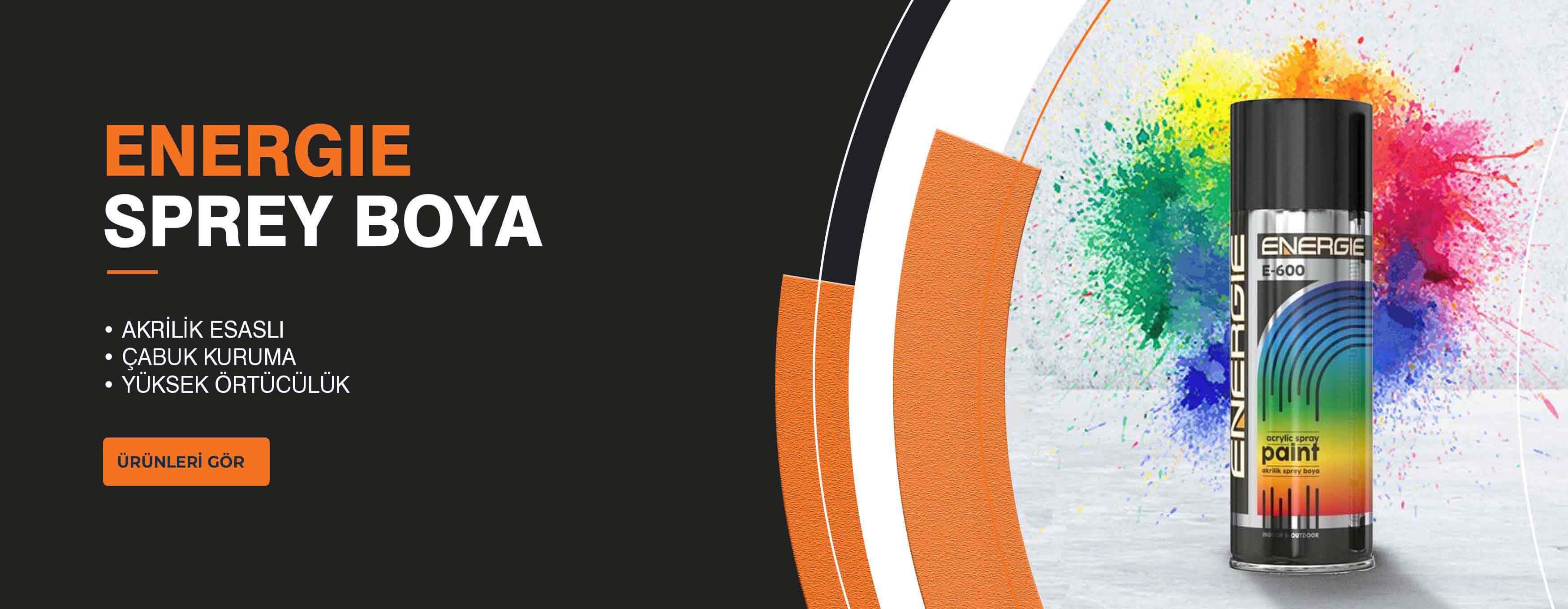 energie sprey boya, sprey boya çeşitleri,en uygun sprey boya çeşitleri,en uygun fiyatlı sprey boya çeşitleri, Sprey boya renkleri, uygun fiyatta sprey boya satın al, Hızlı kuruyan sprey boya, çok satan sprey boya çeşitleri, sprey boya marka modelleri, Dayanıklı boya, Metal boyama sprey, Plastik boyama sprey, Ahşap sprey boya, Estetik boya çözümleri, Kolay uygulama sprey boya, Uzun ömürlü sprey boya