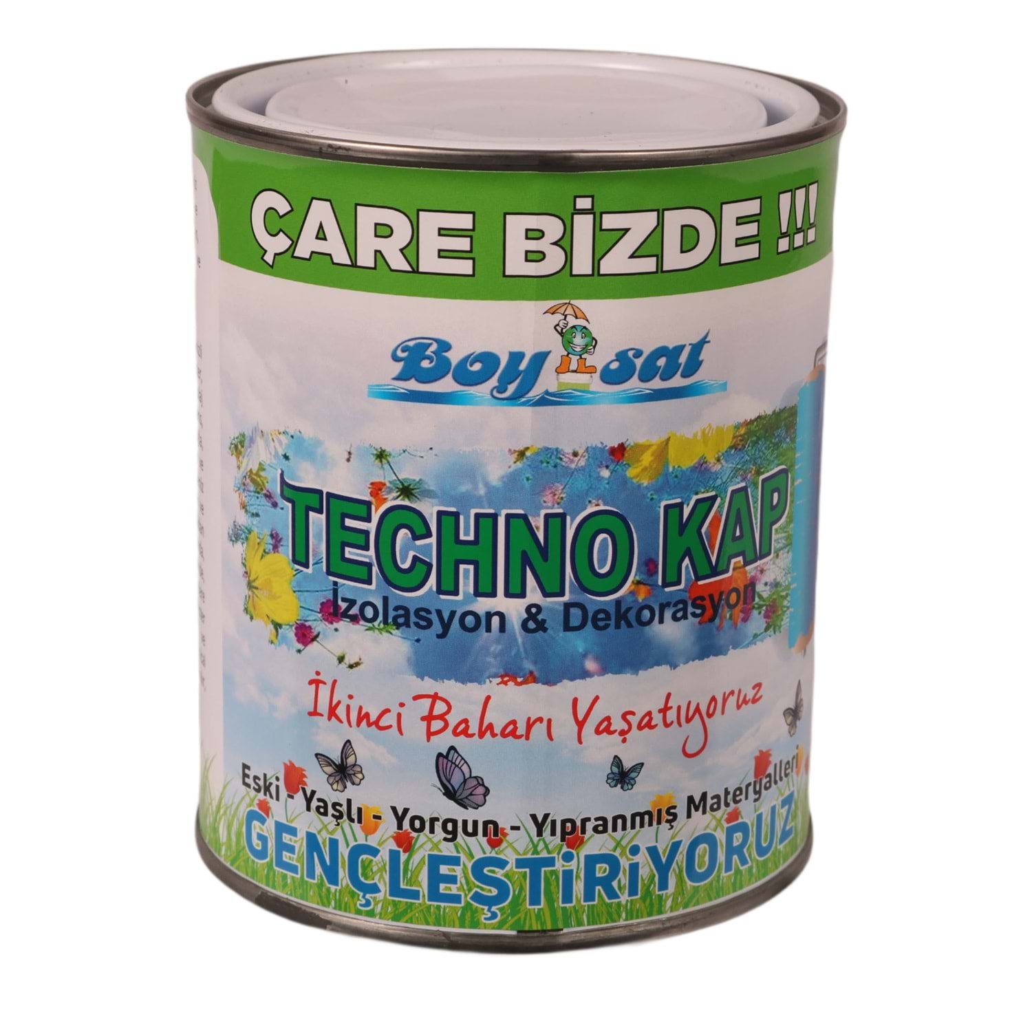 Techno-kap Solvent Bazlı Yalıtım Kaplaması 1 Kg