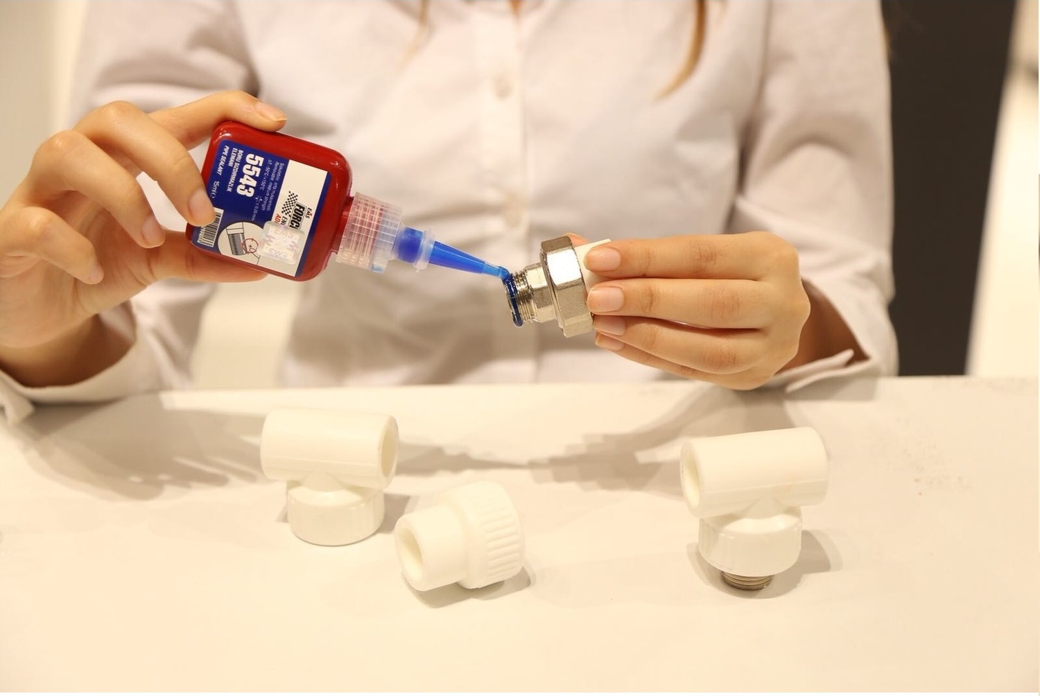 ブンデンローゼンゴン　BLA TIMMERスウェーデン織キット Ems Force 5543 Boru Sızdırmazlık Elemanı 50ml - Yapıştırıcılar