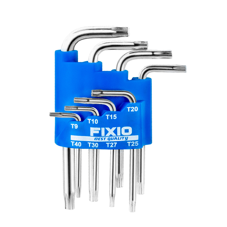 Fixio Torx Alyan Anahtar Takımı Seti Kısa 8 Parça