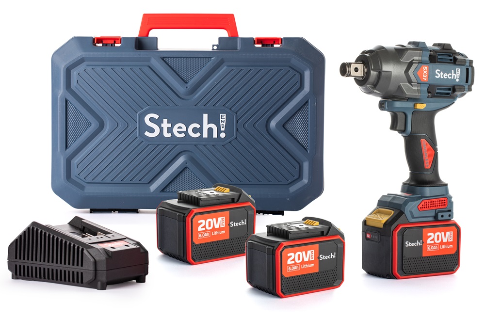 Stechend Akülü Şarjlı Darbeli Somun Sıkma 3/4 INC SX37-2x6.0 Ah