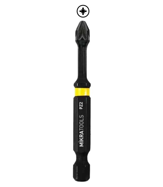 Mikratools Torsion Bits Uç-Ucu Yıldız Pz2x75mm