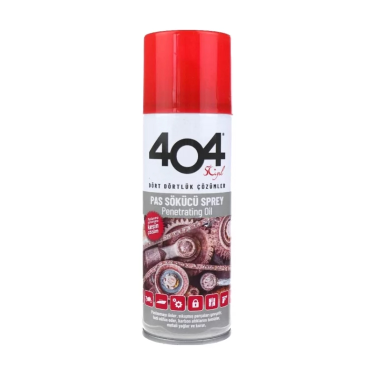 404 Pas Sökücü ve Yağlayıcı Sprey 200ml
