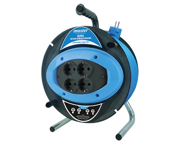 Makaralı Uzatma Kablo Ultra 3x1,5-50mt