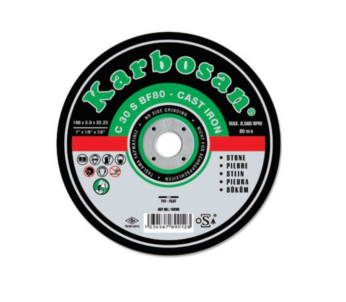 Karbosan Mermer Kesici Taş Disk 115x2.5x22.23