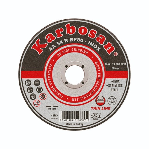 Karbosan İnox Kesici Thin Line 180x1.9x22.23