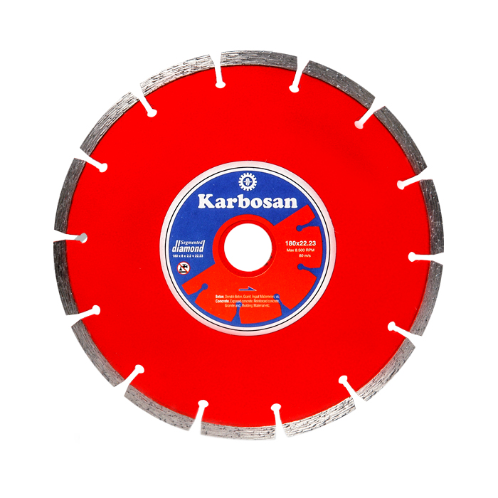 Karbosan Segmentli Elmas Kesici Disk 115x2.0x22.23