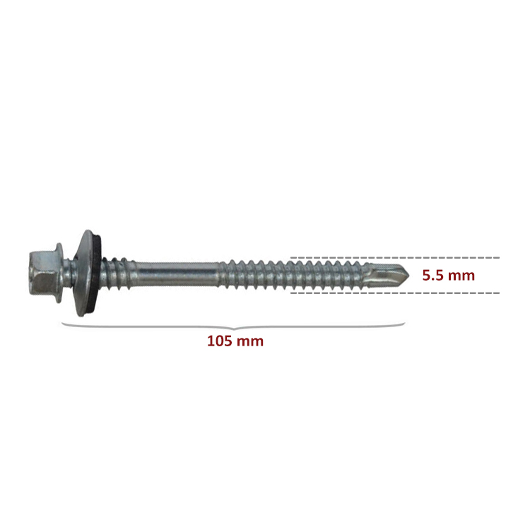 Trapez Çatı Vidası 5,5x105