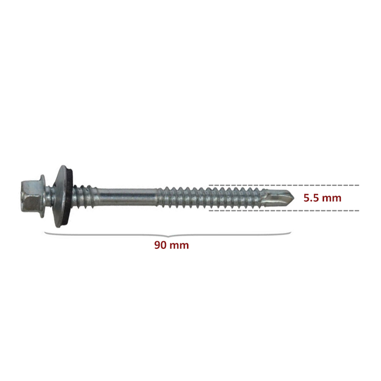 Trapez Çatı Vidası 5,5x90