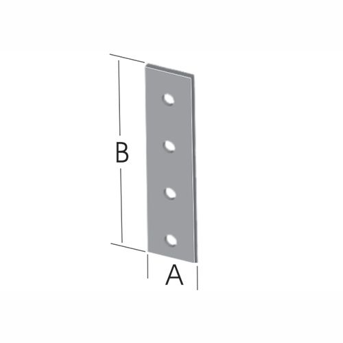 Düz Lama Bağlantı Sac Gönye 15x150mm