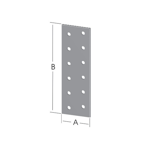 Düz Lama Bağlantı Sac Gönye 40x160mm