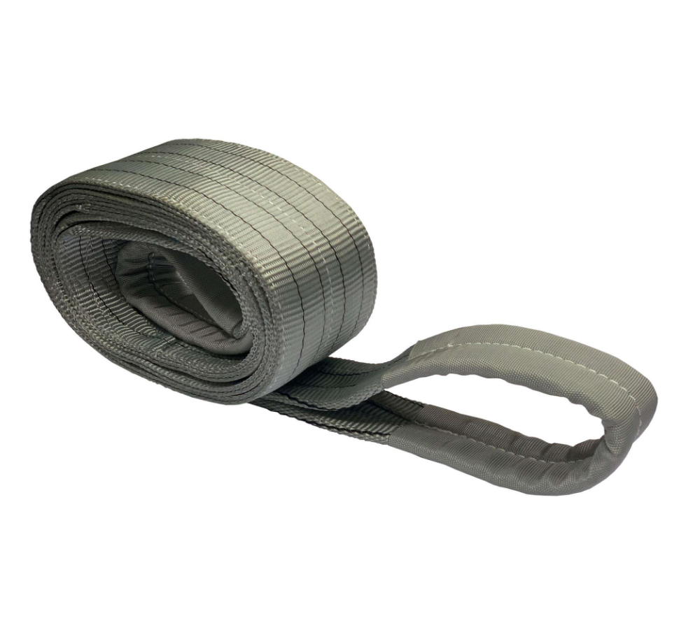 Polyester Sapan Yük Kaldırma 4 Ton x 4mt Gri