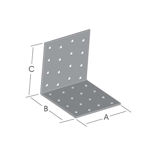 Masa Gönye Sac Köşebent 100x100x100 mm