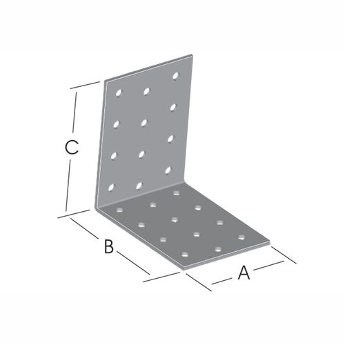 Masa Gönye Sac Köşebent 60x80x80 mm