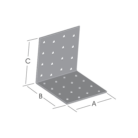 Masa Gönye Sac Köşebent 80x120x120 mm